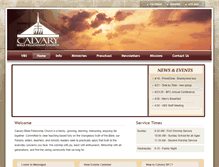 Tablet Screenshot of calvarybfc.org